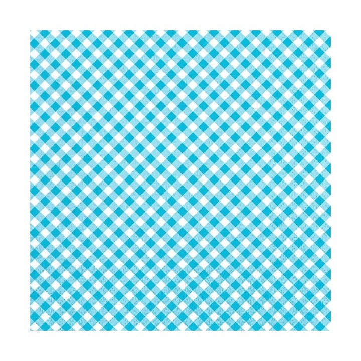 Tovaglioli per decoupage - Bianco e blu - 1 art
