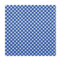 Tovaglioli per decoupage - Blu scuro e bianco - 1 art
