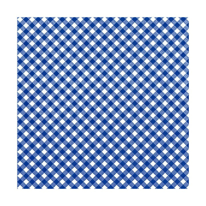 Tovaglioli per decoupage - Blu scuro e bianco - 1 art