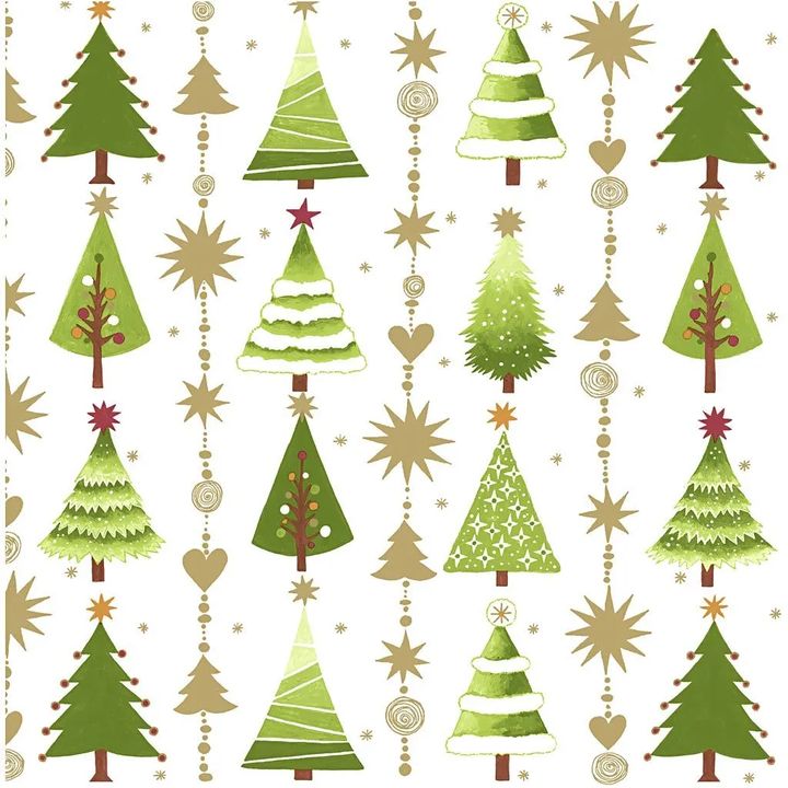 Tovaglioli per decoupage Christmas trees
