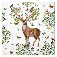 Tovaglioli per decoupage cocktail Forest Antlers - 1 pz