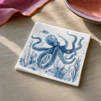 Tovaglioli per decoupage con creature marine – polpo