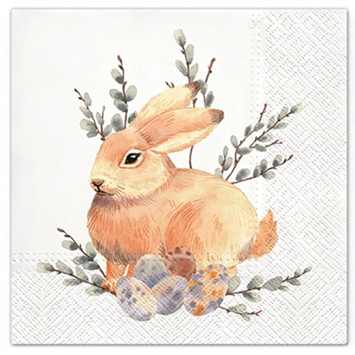 Tovaglioli per decoupage Coniglietto acquerello - 1 pz