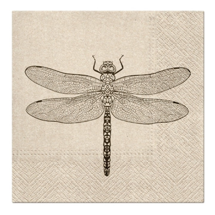 Tovaglioli per decoupage Dragonfly - 1 pezzo