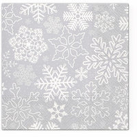 Tovaglioli per decoupage Fiocchi di neve - 1 pz