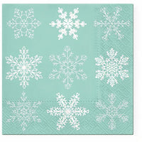 Tovaglioli per decoupage Fiocchi di neve - 1 pz