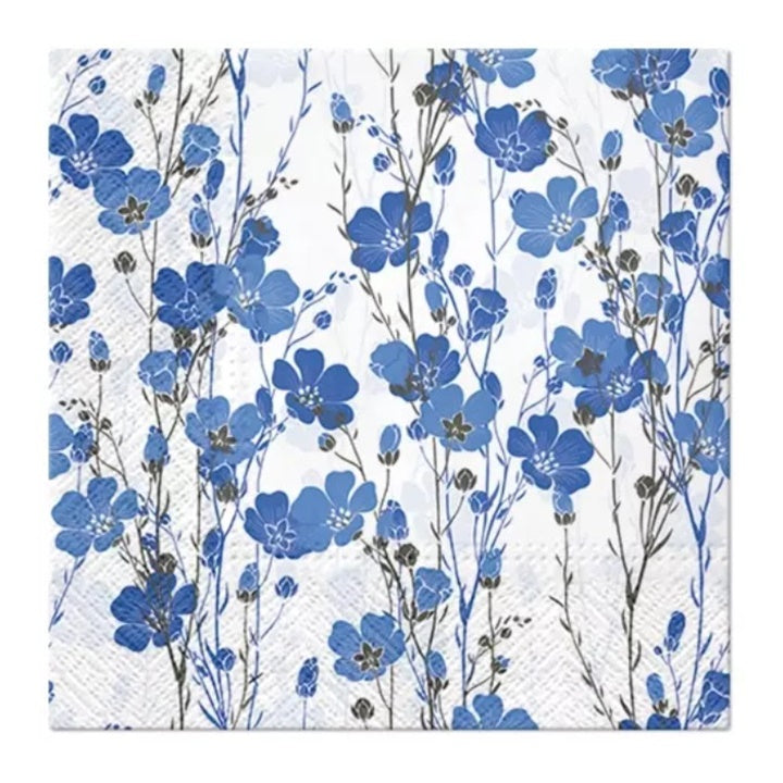 Tovaglioli per decoupage Flax Plants - 1 pezzo