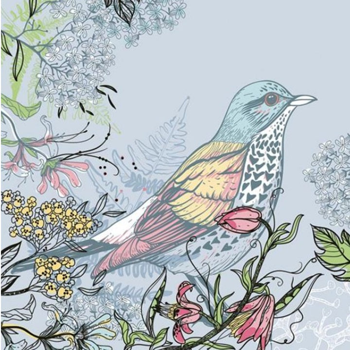Tovaglioli per decoupage Forest Bird - 1 pezzo