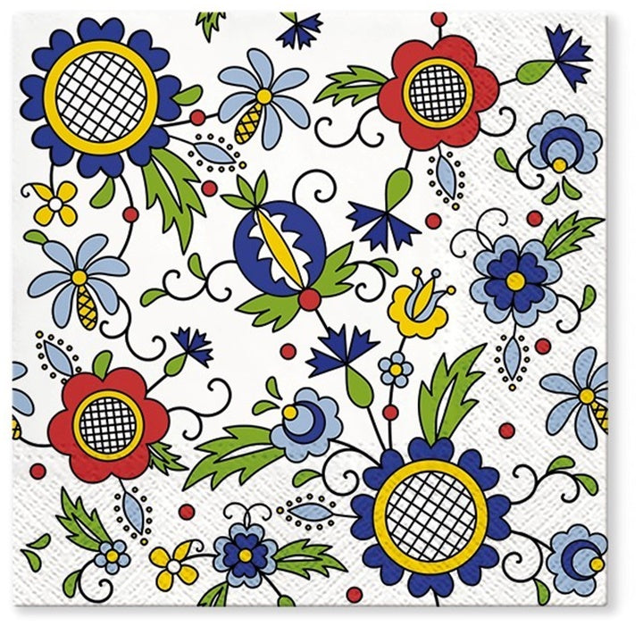 Tovaglioli per decoupage Kashubian Style - 1 pezzo