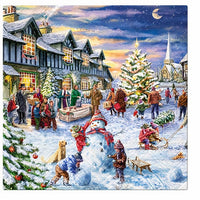 Tovaglioli per decoupage Mercatini di Natale - 1 pz