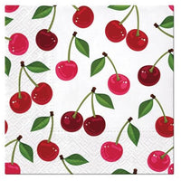 Tovaglioli per decoupage Motivo Ciliegie - 1 pz