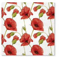Tovaglioli per decoupage Papavero rosso - 1 pezzo