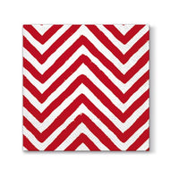 Tovaglioli per decoupage rosso e bianco 1 pz.
