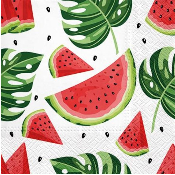 Tovaglioli per decoupage Tasty Watermelons - 1 pezzo