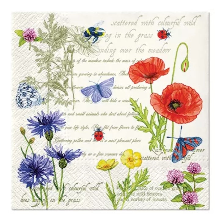 Tovaglioli per decoupage Vintage Summer - 1 pz