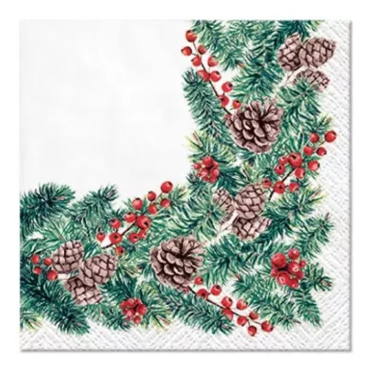 Tovaglioli per decoupage Winter Branches - 1 no