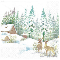 Tovaglioli per decoupage Winter Scene - 1 no