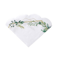 Tovaglioli rotondi per decoupage LEAVES FRAME 1 pz.
