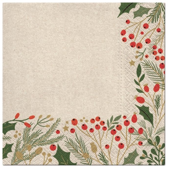 Tovagliolo per decoupage Berries Frame - 1 pz