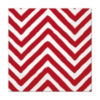 Tovagliolo per decoupage - Big Chevron Red - 1 pz