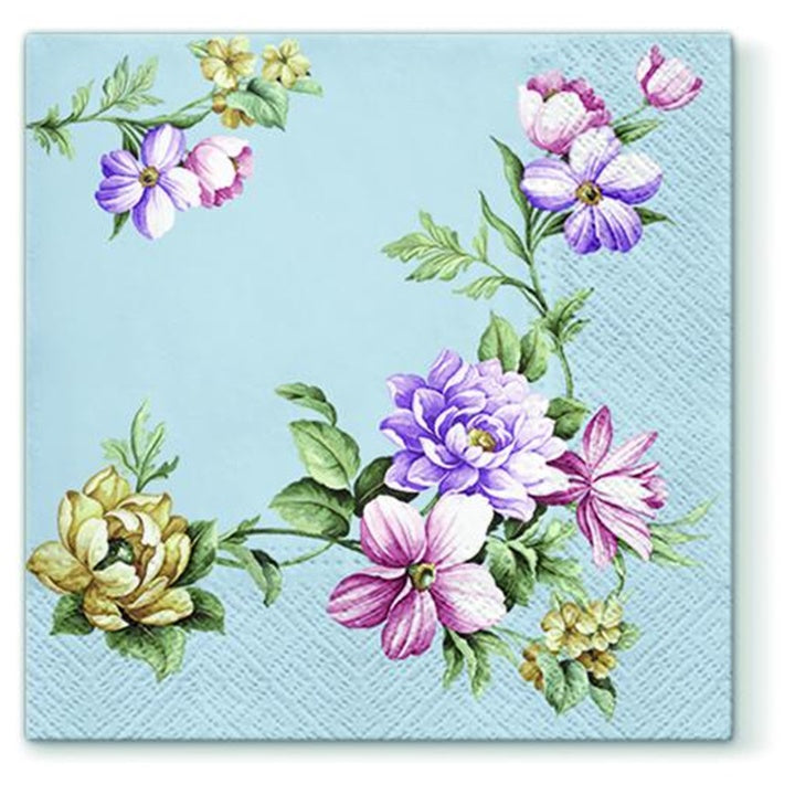 Tovagliolo per decoupage Blue Garland - 1 pz