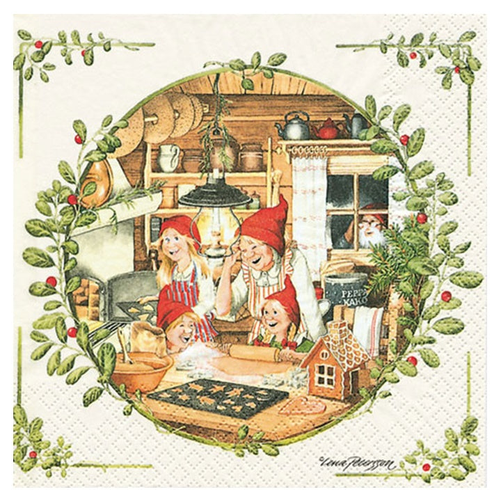 Tovagliolo per decoupage Christmas Bakery - 1 pz