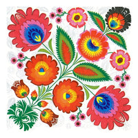 Tovagliolo per decoupage - Flowery folk - 1 pz