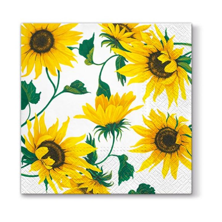 Tovagliolo per decoupage - Girasole - 1 pz