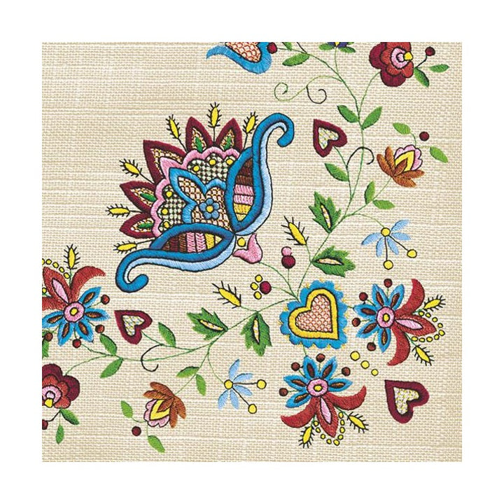 Tovagliolo per decoupage - Kashubian Folk 1 - 1 pz