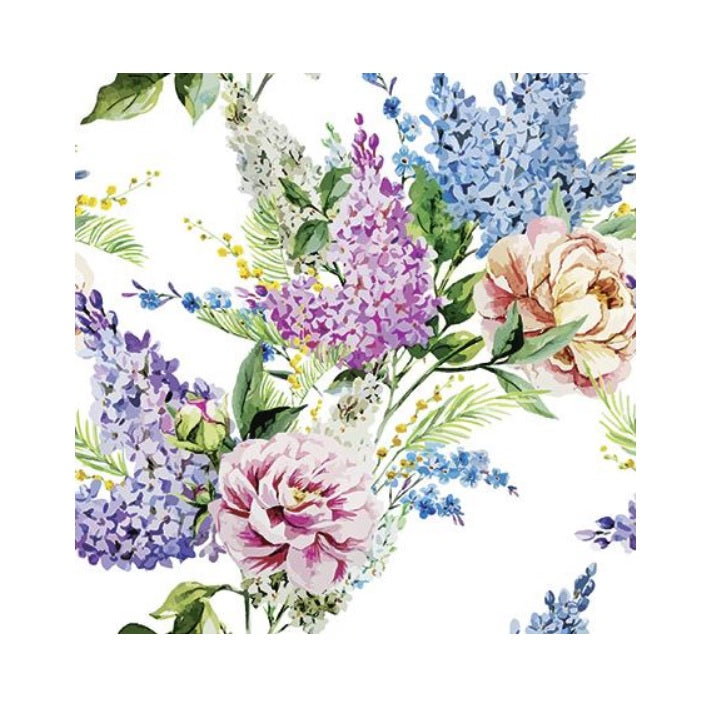 Tovagliolo per decoupage - Lillà primaverile - 1 pz