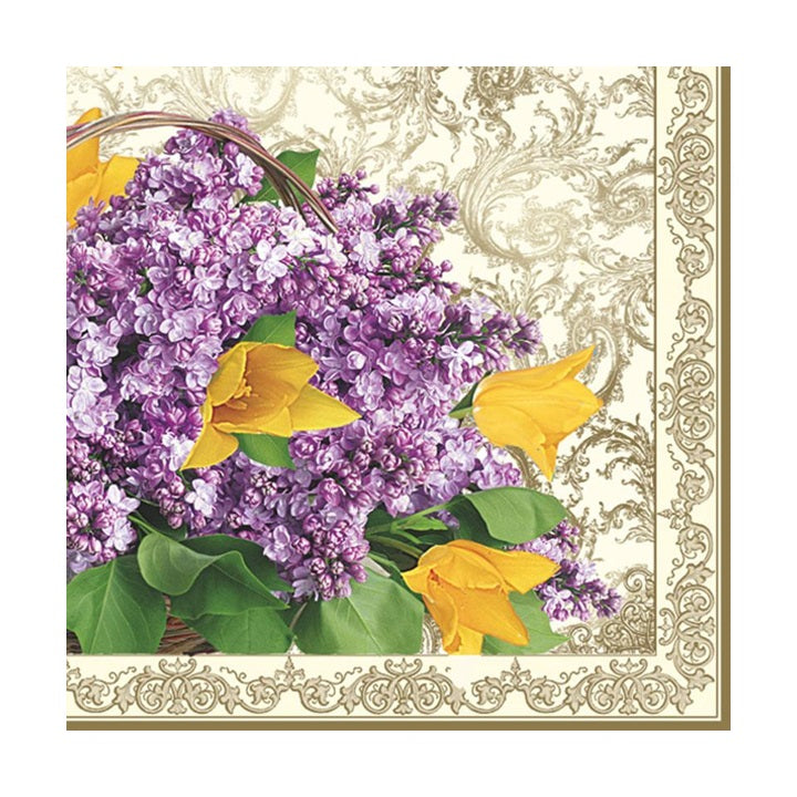 Tovagliolo per decoupage - Mazzo di fiori - 1 pz