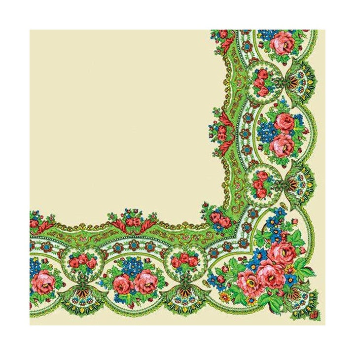 Tovagliolo per decoupage - Motivo di fiori - 1 pz