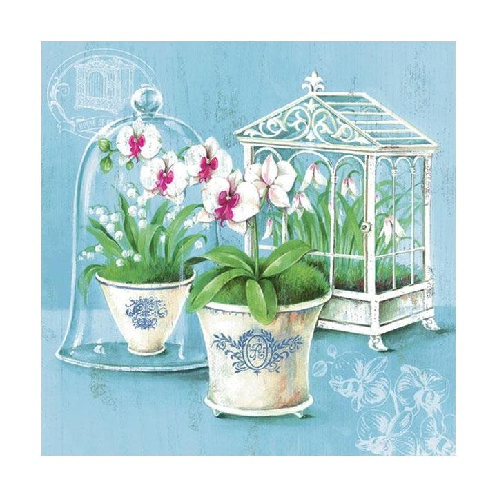 Tovagliolo per decoupage - Orchidea - 1 pz