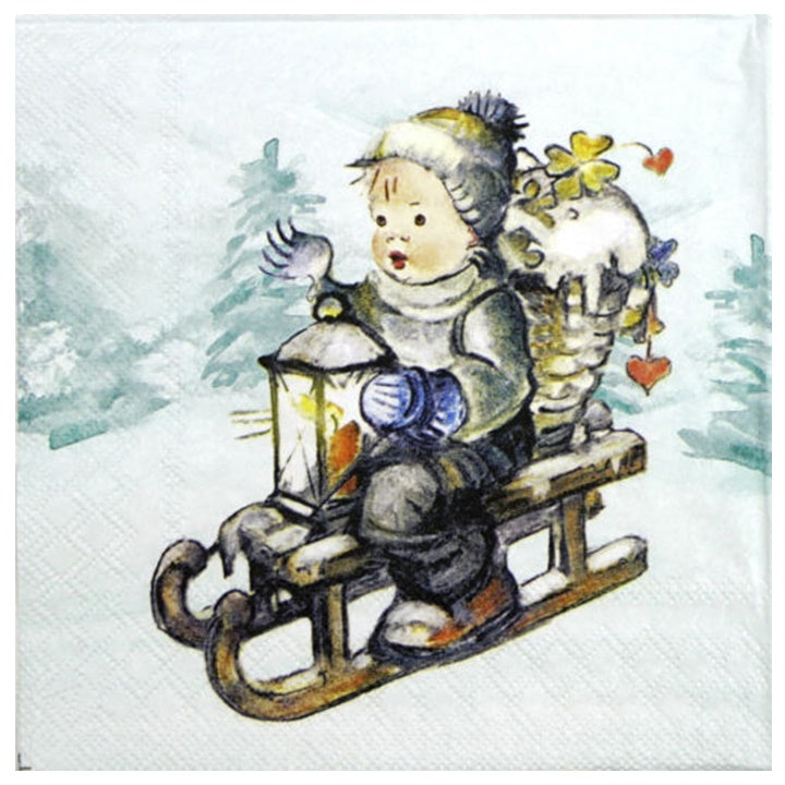 Tovagliolo per decoupage Ride into Christmas - 1 pz