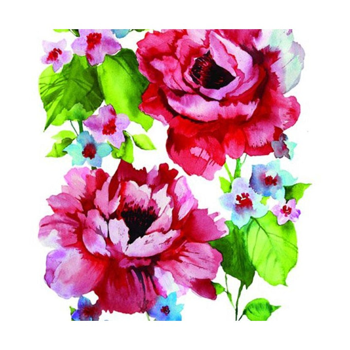 Tovagliolo per decoupage - Rose ad acquerello - 1 pz - SDL847000