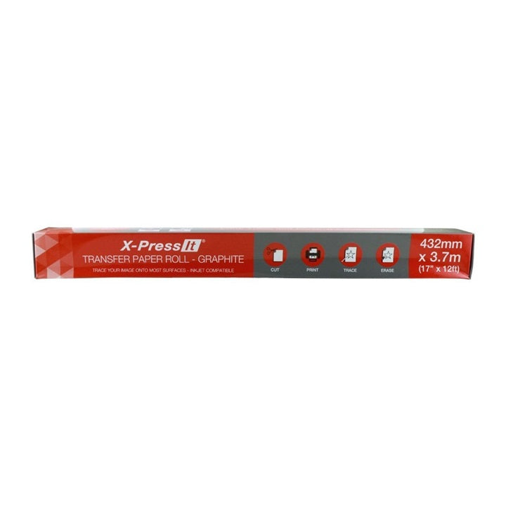 Carta transfer  X-Press It in rotolo 3.7 m – Graphite