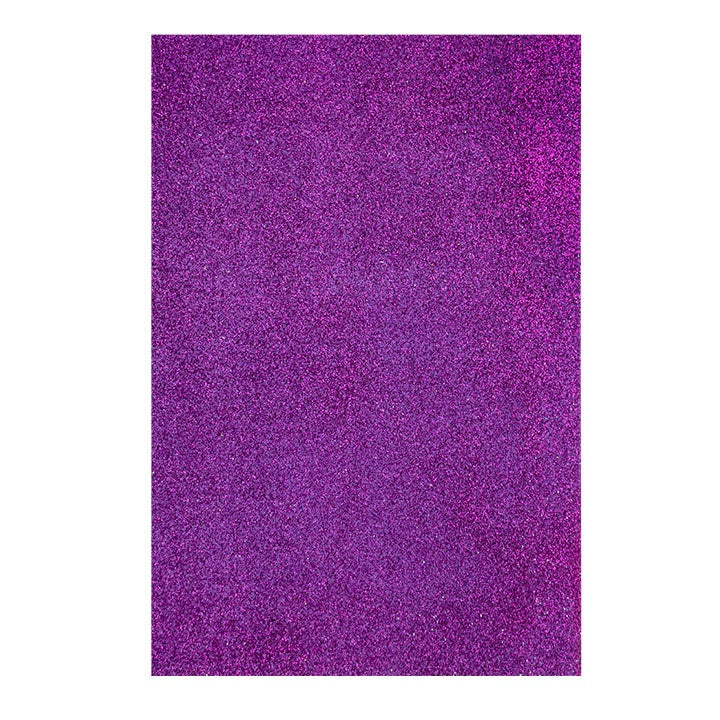 Gomma decorativa EVA - Lucida - Adesiva - 20x30 cm – purple