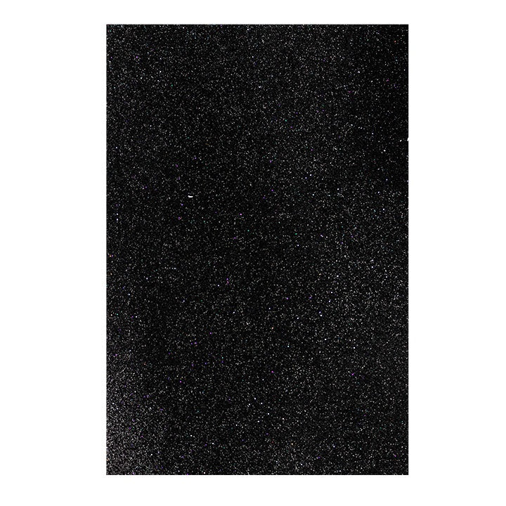 Gomma decorativa EVA - Lucida - Adesiva - 20x30 cm – black