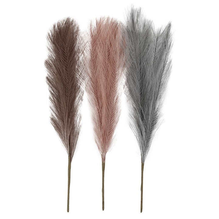 Pianta artificiale - Erba di pampa decorativa – blu, viola, rosa
