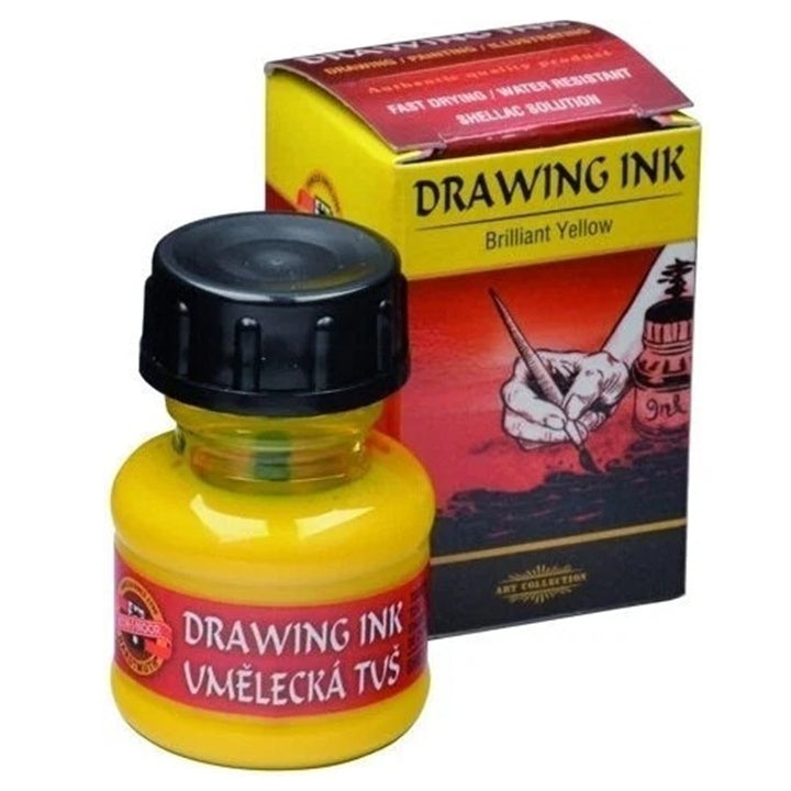 Inchiostro per artisti KOH-I-NOOR, 20 g – 2200 Giallo brillante
