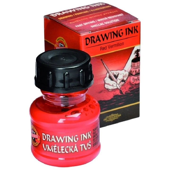 Inchiostro per artisti KOH-I-NOOR, 20 g – 2300 Rosso vermiglio