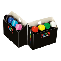 Posca PCM-22 8C MOP´R set di pennarelli, 3 – 19 mm, colori assortiti (8 pz)