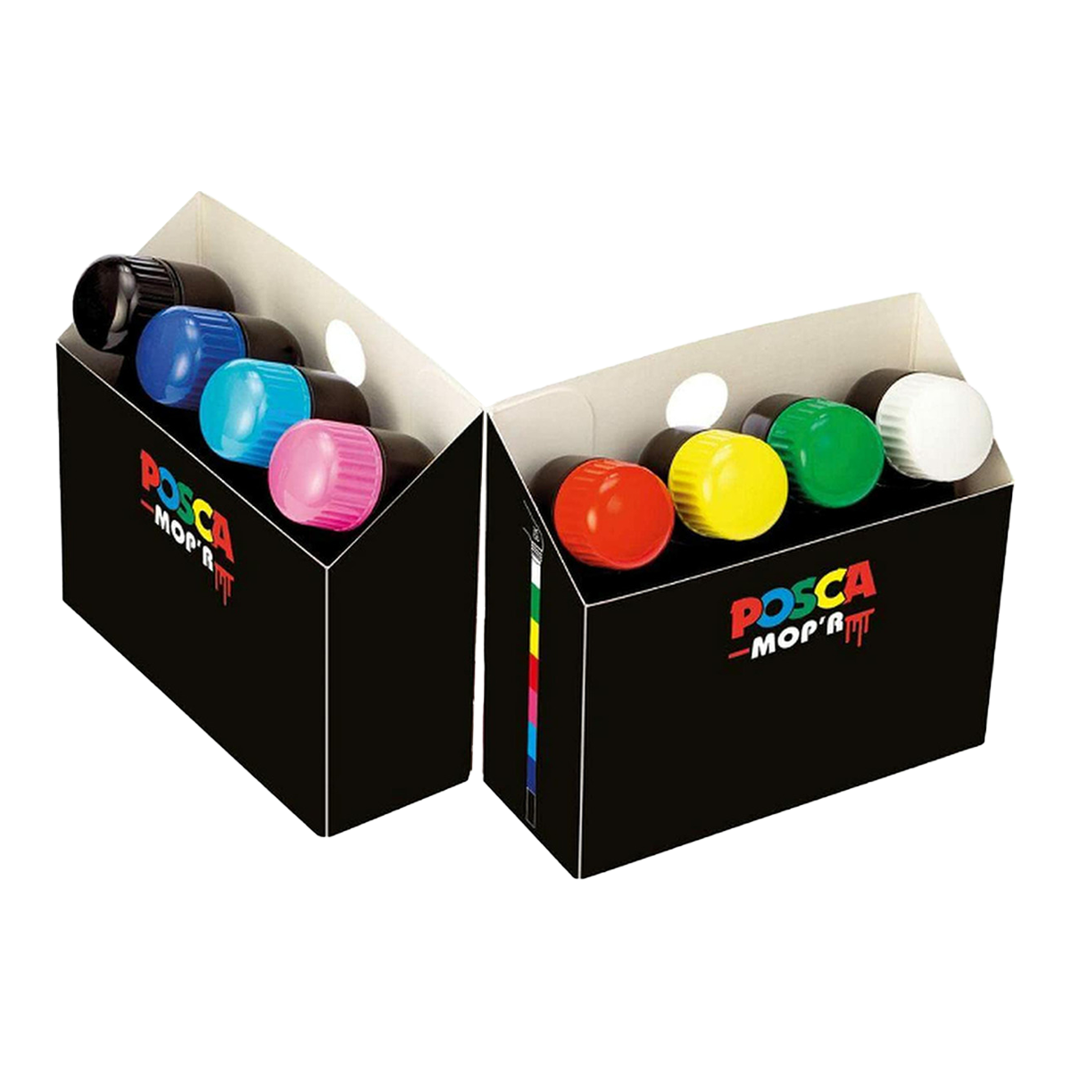Posca PCM-22 8C MOP´R set di pennarelli, 3 – 19 mm, colori assortiti (8 pz)