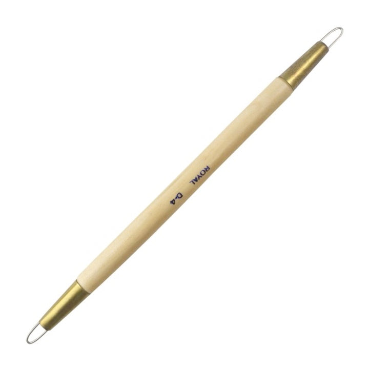 Utensile da intaglio in argilla con passante in filo metallico