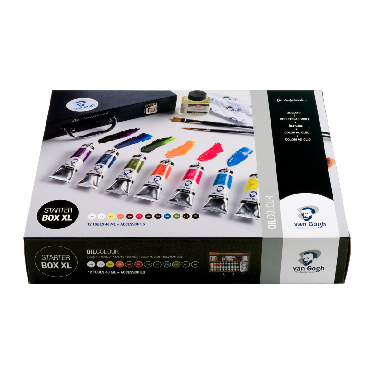 Set di colori a olio ROYAL TALENS Van Gogh starter box XL 12 x 40 ml + accessori