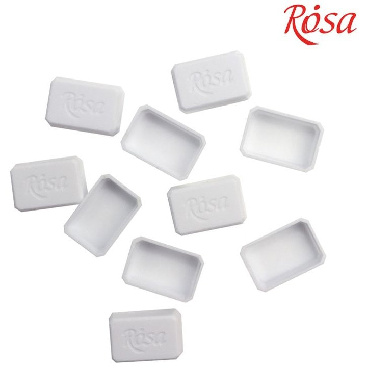 Vaschette vuote ROSA da 3 ml, set da 10 pezzi per acquerelli