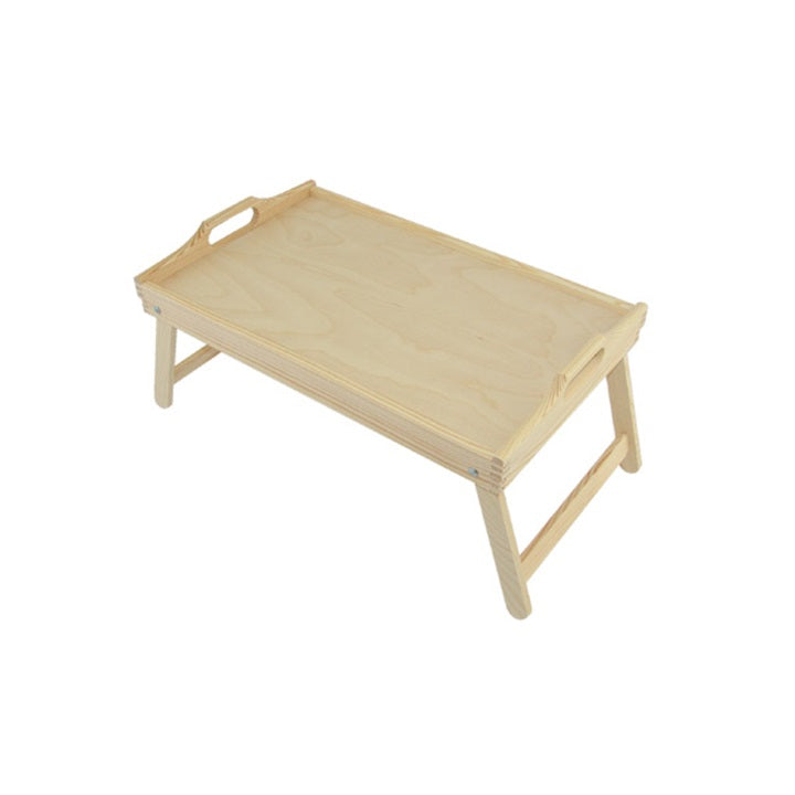 Vassoio da letto in legno 50x30x7 cm
