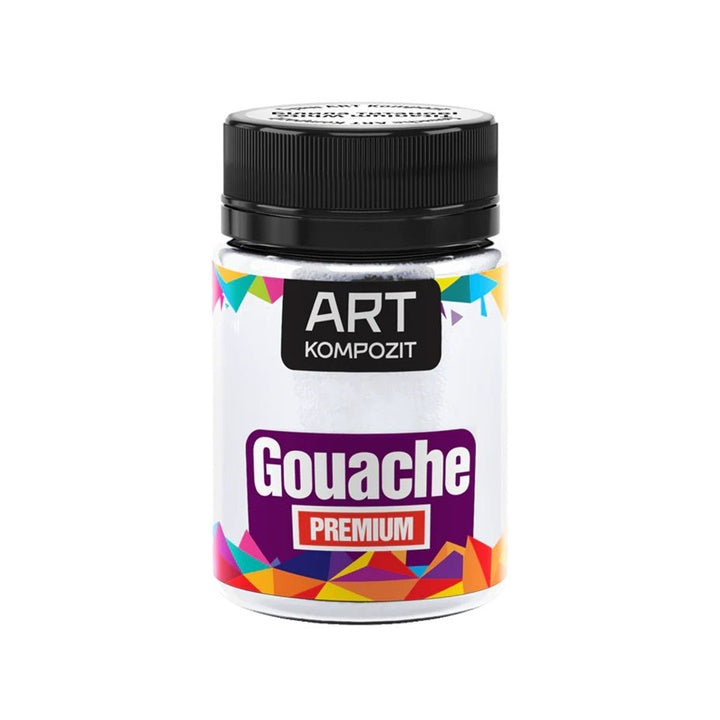 Vernice a guazzo Kompozit ART Premium | Varie tonalità - Bianco Titanio