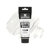 Vernice acrilica ACRYL PRO ART Composite 75 ml | diverse tonalità - 018 bianco titanio