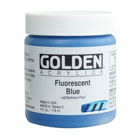 Vernice acrilica fluorescente GOLDEN Heavy Body – 4605 blu